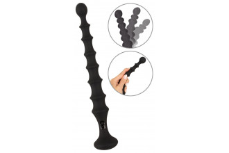 Черная анальная ёлочка Magic Anal Wand - 26,9 см.
