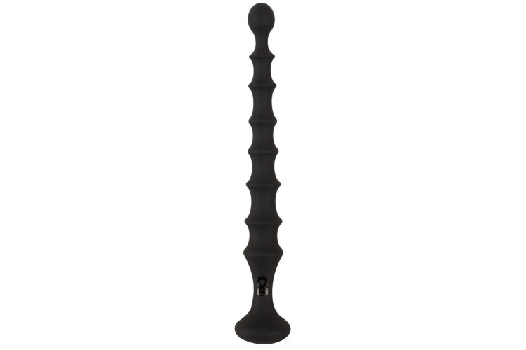 Черная анальная ёлочка Magic Anal Wand - 26,9 см.