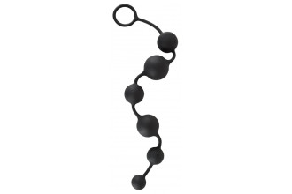 Анальная цепочка Black Velvets Anal Beads - 40 см.