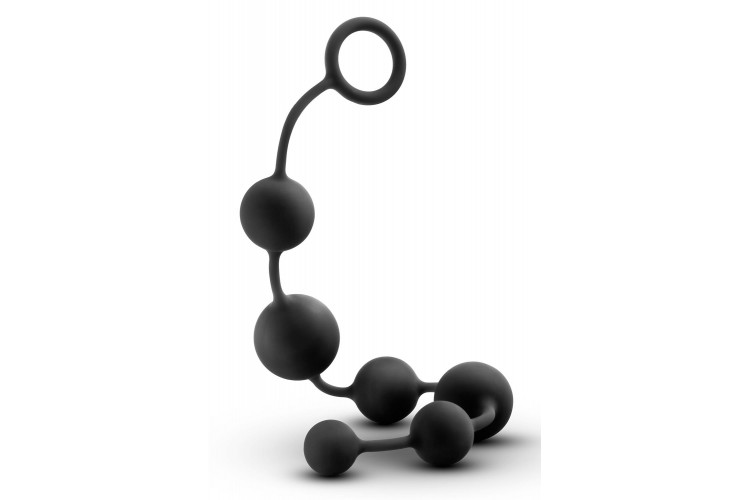 Черная анальная цепочка Black Anal Beads - 40,6 см. Черная анальная цепочка Black Anal Beads - 40,6 см.