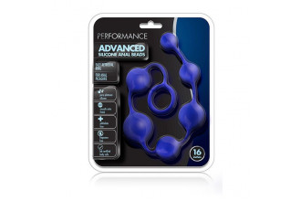 Синяя анальная цепочка 16 Inch Silicone Anal Beads - 40,6 см. Синяя анальная цепочка 16 Inch Silicone Anal Beads - 40,6 см.