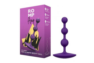 Фиолетовая анальная цепочка Romp Amp - 13,5 см.