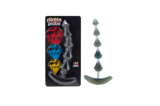 Дымчатая анальная цепочка PLIABLE PROBE - 15 см.