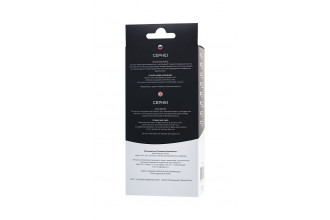 Черные анальные бусы Cephei - 33,5 см.