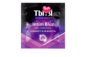 Гель-лубрикант Intim bluz в одноразовой упаковке - 4 гр.