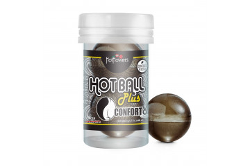 Анальный лубрикант на масляной основе Hot Ball Plus Conforto (2 шарика по 3 гр.)