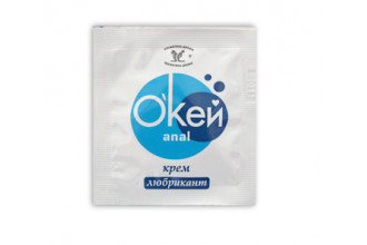 Крем-лубрикант Окей Anal в одноразовой упаковке - 4 гр.
