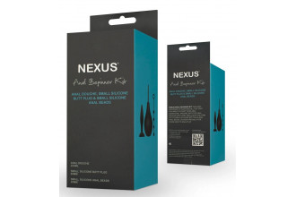 Анальный набор Nexus Anal Beginner Kit: пробка, душ и шарики