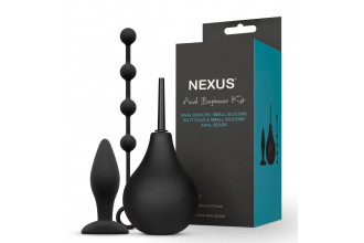 Анальный набор Nexus Anal Beginner Kit: пробка, душ и шарики