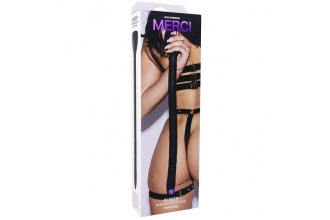 Черный анальный змей Merci In Deep - 49,5 см.