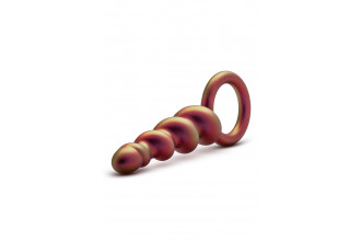 Коричневый анальный стимулятор Spiral Loop Copper Anal Plug - 13,3 см.