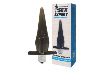 Черная конусовидная вибровтулка - 11,5 см.