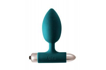 Зеленая анальная вибропробка New Edition Perfection - 11,1 см.