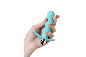 Мятная анальная вибровтулка Bland - 12 см.