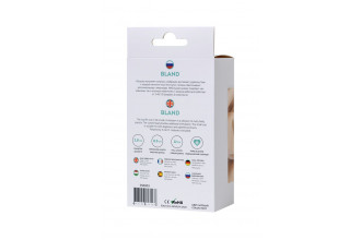 Мятная анальная вибровтулка Bland - 12 см.