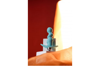 Мятная анальная вибровтулка Bland - 12 см.