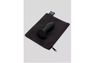 Черная анальная вибропробка Sensation Rechargeable Vibrating Butt Plug - 8,9 см.