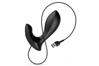 Черная анальная вибровтулка Nexus Duo Plug - 9,8 см.