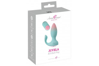 Анальная пробка JUVELA RC Butt Plug с пультом ДУ - 11,5 см.