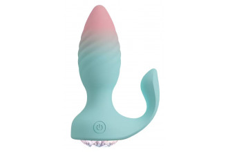 Анальная пробка JUVELA RC Butt Plug с пультом ДУ - 11,5 см.