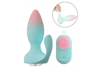 Анальная пробка JUVELA RC Butt Plug с пультом ДУ - 11,5 см.