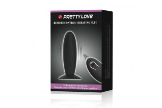 Анальная пробка с вибрацией и пультом управления Remote Control Vibrating Plug - 11 см.