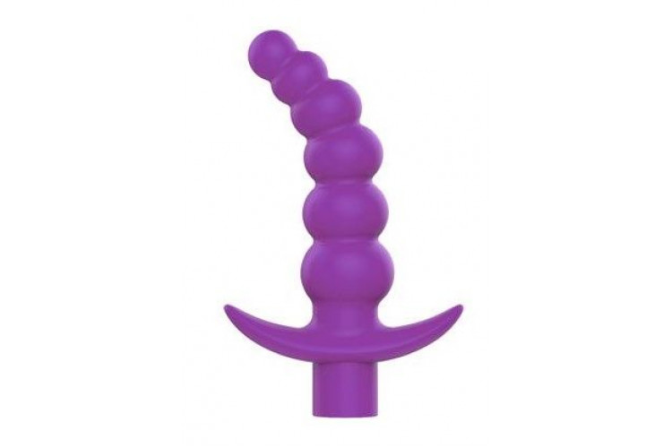Фиолетовая вибрирующая анальная елочка Sweet Toys - 10,8 см.