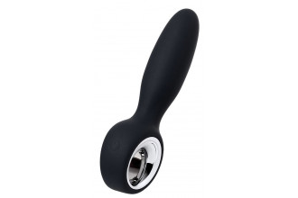 Черный анальный стимулятор Sagitta - 15 см.