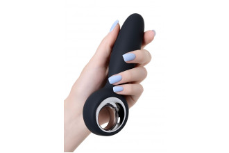 Черный анальный стимулятор Sagitta - 15 см.