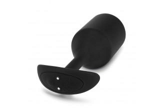 Черная вибропробка для ношения Vibrating Snug Plug 5 - 16,5 см.