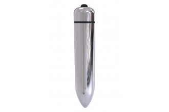 Черный анальный вибромассажер Single Speed Star Arrow Plug - 11 см.