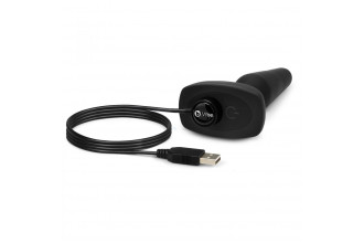 Чёрная анальная вибропробка с 3 источниками вибрации TRIO REMOTE CONTROL PLUG BLACK - 13,5 см.