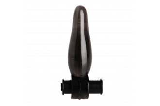 Дымчатая анальная мини-пробка с вибропулей Vibrating Bum Tickler Mini Anal Plug - 6,3 см.