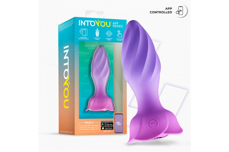 Интерактивная анальная вибропробка с вращением Moxy Интерактивная анальная вибропробка с вращением Moxy