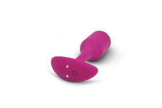 Розовая пробка для ношения с вибрацией Snug Plug 2 - 11,4 см.