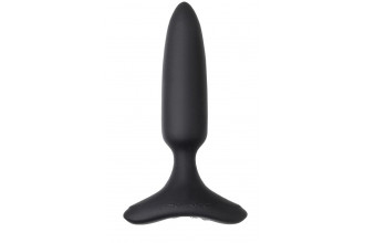 Черная анальная вибропробка HUSH 2 Size S - 12,1 см.
