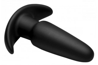 Черная анальная вибропробка Kinetic Thumping 7X Medium Anal Plug - 13,3 см.