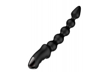 Черный гибкий вибростимулятор Nexus Bendz - 29,2 см.