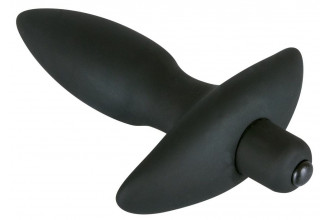 Анальная вибровтулка с 5 скоростями вибрации Vibrating Plug Small - 13 см.