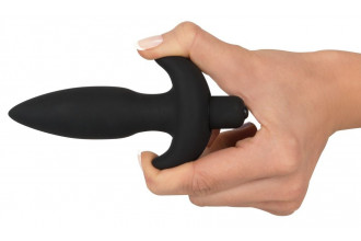 Анальная вибровтулка с 5 скоростями вибрации Vibrating Plug Small - 13 см.