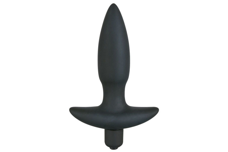 Анальная вибровтулка с 5 скоростями вибрации Vibrating Plug Small - 13 см.