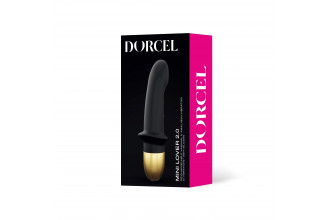 Черный вибратор Mini Lover Black 2.0 - 16,5 см.