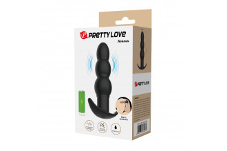 Черный анальный вибростимулятор Aeaeas - 11 см. Черный анальный вибростимулятор Aeaeas - 11 см.