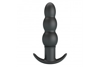 Черный анальный вибростимулятор Aeaeas - 11 см.