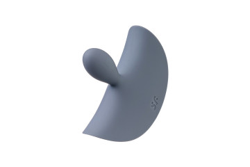 Серая анальная вибровтулка Booty Absolute Beginners 2 - 7,9 см.