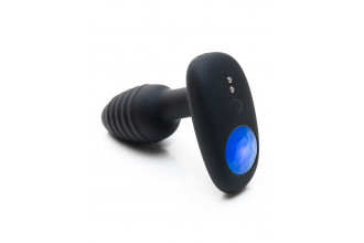 Черный интерактивный вибратор OhMiBod Lumen for Kiiroo с подсветкой - 10,2 см.