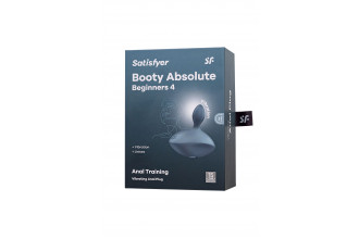 Серая анальная вибровтулка Booty Absolute Beginners 4