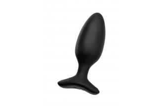 Черная анальная втулка LOVENSE Hush 2 (M) - 13,5 см.