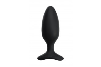 Черная анальная втулка LOVENSE Hush 2 (M) - 13,5 см.