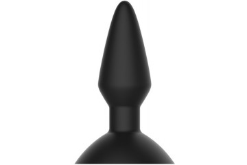 Чёрная вибровтулка Equinox с присоской